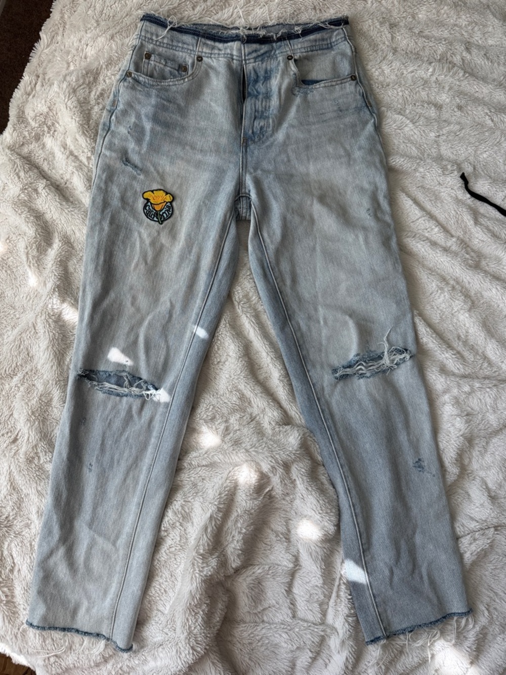 Pistola Light Blue Distressed Denim Jeans
